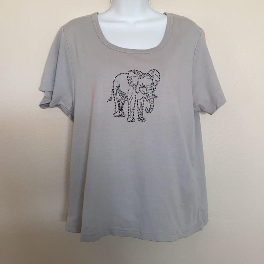 Bundle (3) XL Crystal Embellished T-Shirts